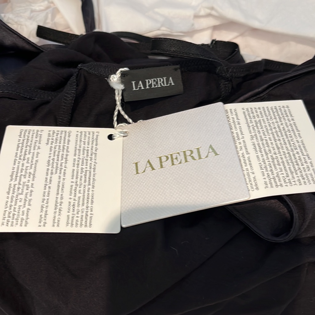 Great Gift! Nwt/In Box La Perla Black Baby Doll. Gorgeous Size Xs